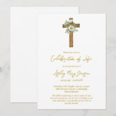 Daisy Cross-herdenkingsdienst Kaart (Voorkant / Achterkant)