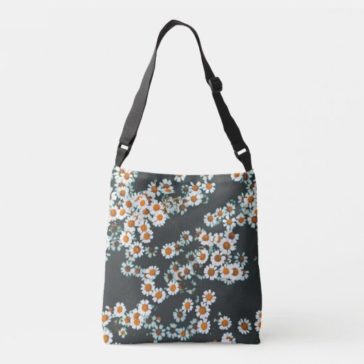 Daisy Daisies Floral Crossbody Tas (Achterkant)