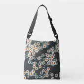 Daisy Daisies Floral Crossbody Tas (Voorkant)