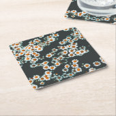 Daisy Daisies Floral Kartonnen Onderzetters (Schuin)