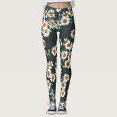 Daisy Daisies Floral Leggings (Voorkant)