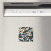 Daisy Daisies Floral Magneet (Insitu (Vaatwasser))