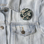 Daisy Daisies Floral Ronde Button 5,7 Cm (In situ)