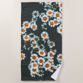 Daisy Daisies Floral Strandlaken (Voorkant)