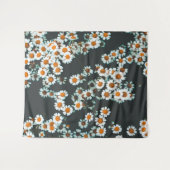 Daisy Daisies Floral Wandkleed (Voorkant (horizontaal))