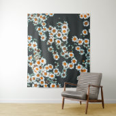 Daisy Daisies Floral Wandkleed (In situ)