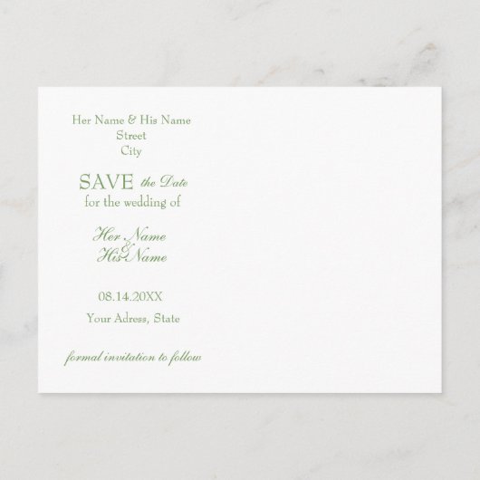 Daisy Daisies Flower Floral Summer SAVE the Date Aankondigingskaart (Achterkant)