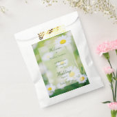 Daisy Daisies Flower Floral Summer Wedding Bedankzakje (Gezegeld)