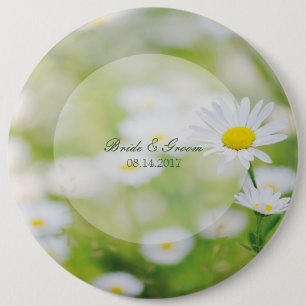 Daisy Daisies Flower Floral Summer Wedding Ronde Button 6,0 Cm