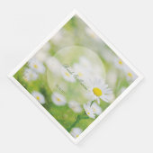 Daisy Daisies Flower Floral Summer Wedding Servet (Hoek)