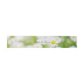 Daisy Daisies Flower Floral Summer Wedding Uitnodigingen Wikkel (Vlak)