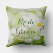 Daisy Daisies Flower Floral Summer Weduwnaar Forev Kussen (Achterkant)