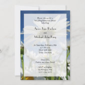 Daisy, Daisies, White Flowers, Rehearsal Dinner Kaart (Voorkant)