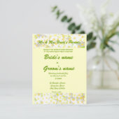 Daisy Daisy Invite Kaart (Staand voorkant)