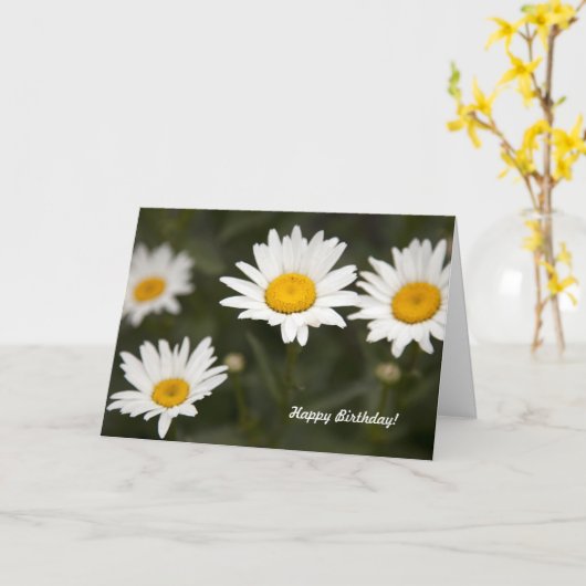 Daisy Daisy Kaart (Gele Bloem)