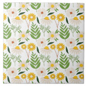 Daisy-Daisy populair patroon Tegeltje (Voorkant)