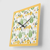 Daisy-daisy, populair patroon vierkante klok (Hoek)