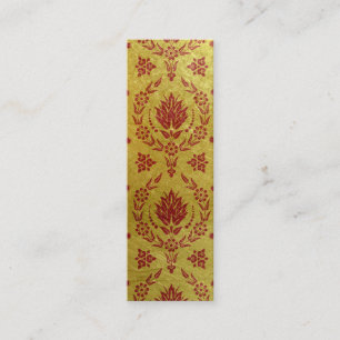 Daisy Damask, BRUSHED METAL Mini Visitekaartje
