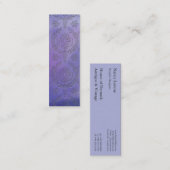 Daisy Damask, EMBOSSED Mini Visitekaartje (Voorkant / Achterkant)