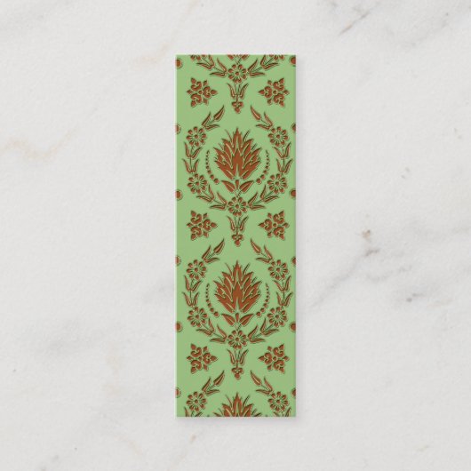Daisy Damask, GILT EDGED Mini Visitekaartje (Voorkant)