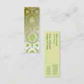 Daisy Damask, REVERSE FADE Mini Visitekaartje (Voorkant / Achterkant)