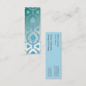 Daisy Damask, REVERSE FADE Mini Visitekaartje (Voorkant / Achterkant)