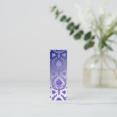 Daisy Damask, REVERSE FADE Mini Visitekaartje (Staand voorkant)