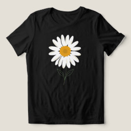 Daisy Dames Minimalistische Grafische T‑Shirt Tri-Blend Shirt