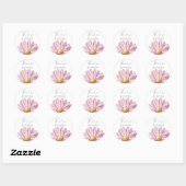 Daisy - Dank je Baby shower feest Ronde Sticker (Vel)
