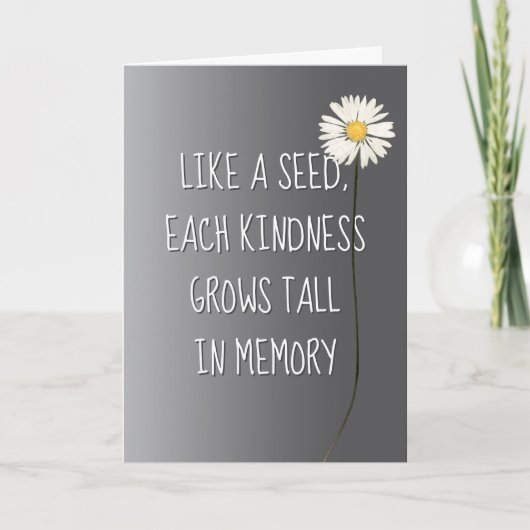 Daisy Dank je Kaart (Voorkant)