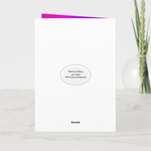 Daisy Dank je Kaart (Achterkant)