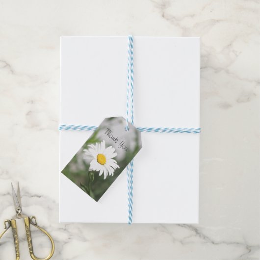Daisy Dank je Label Cadeaulabel (Met Touw)