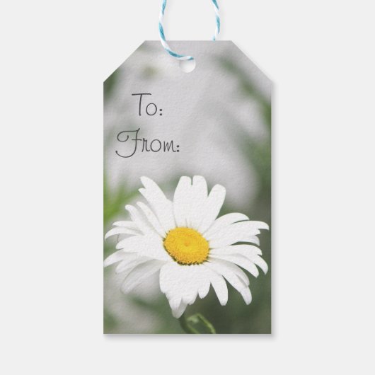 Daisy Dank je Label Cadeaulabel (Achterkant)
