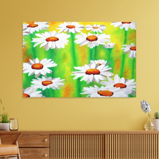 Daisy Day Canvas Afdruk (Insitu (Woonkamer))