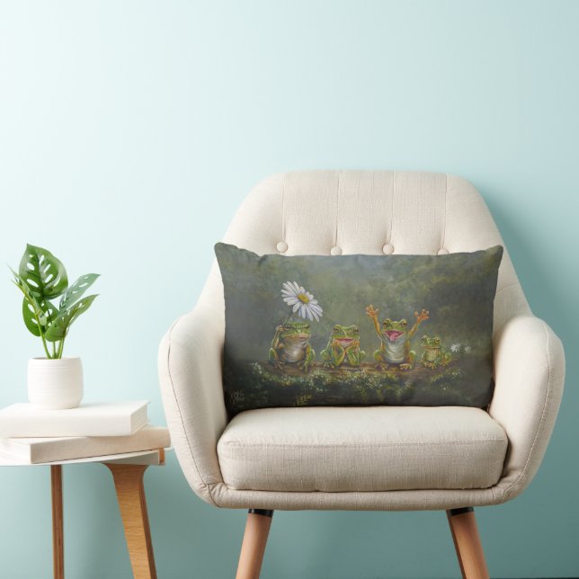 "Daisy Day" Kikkers Kussen (Stoel)