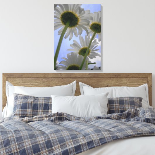 Daisy Day Wrapped Canvas (Insitu (Slaapkamer))