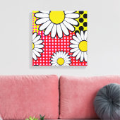Daisy Days Canvas Afdruk (Insitu (Woonkamer))
