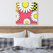 Daisy Days Canvas Afdruk (Insitu (Slaapkamer))