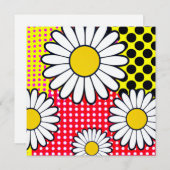 Daisy Days Feestdagenkaart (Voorkant / Achterkant)