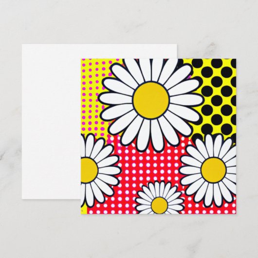 Daisy Days Feestdagenkaart (Voorkant / Achterkant)