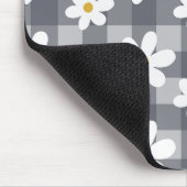 Daisy Days Mousepad - Zwart Gingham Muismat (Hoek)