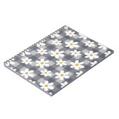 Daisy Days Notitieboek - Black Gingham (Linkerzijde)