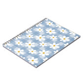 Daisy Days Notitieboek - Blue Gingham (Linkerzijde)