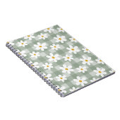 Daisy Days Notitieboek - Green Gingham (Rechterzijde)