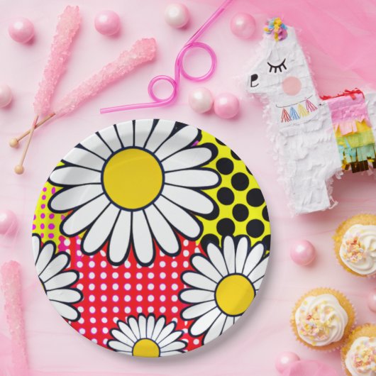 Daisy Days Papieren Bordje (Feest)