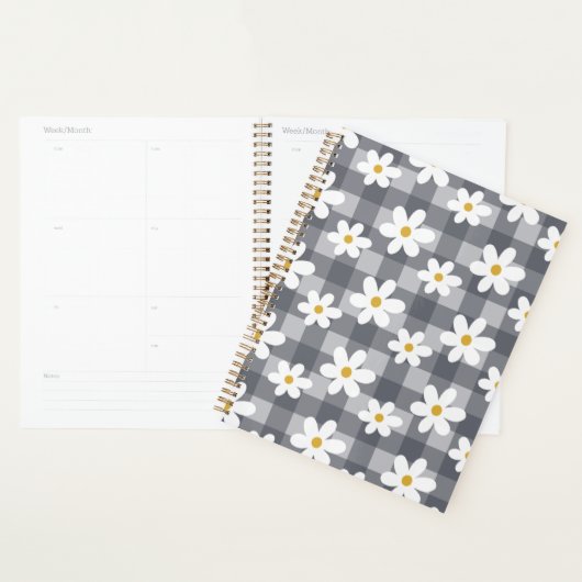 Daisy Days Planner - Black Gingham (Display)