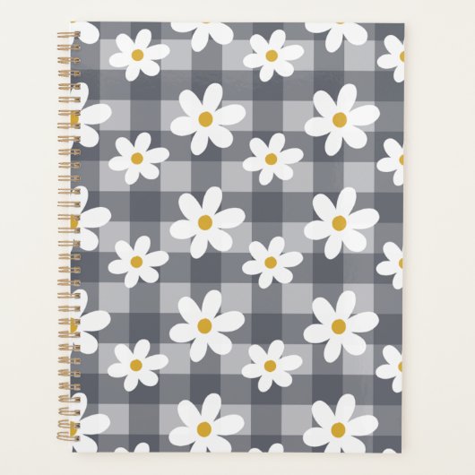 Daisy Days Planner - Black Gingham (Voorkant)