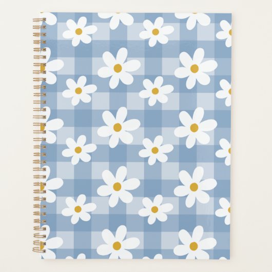 Daisy Days Planner - Blue Gingham (Voorkant)