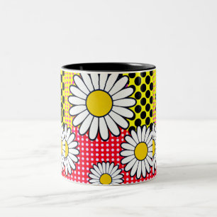 Daisy Days Tweekleurige Koffiemok