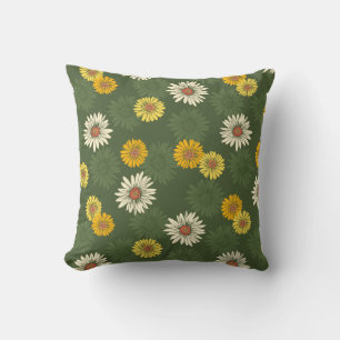 Daisy Dayz Vintage Psychedelic Floral Kussen